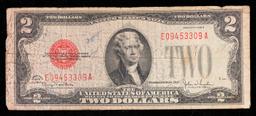 1928G $2 Red Seal United States Note Grades f+