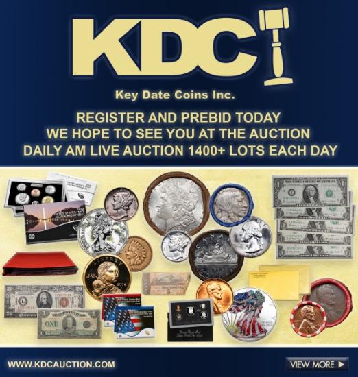 Key Date Coins Spectacular AM Live Auction 13 pt 1
