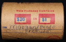 *Uncovered Hoard* - Covered End Roll - Marked "Morgan/Peace Premium" - Weight shows x20 Coins (FC)