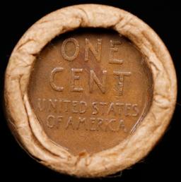 Lincoln Wheat Cent 1c Mixed Roll Orig Brandt McDonalds Wrapper, 1918-s end, Wheat other end
