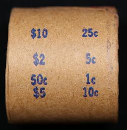 *Uncovered Hoard* - Covered End Roll - Marked "Morgan/Peace Standard" - Weight shows x10 Coins (FC)