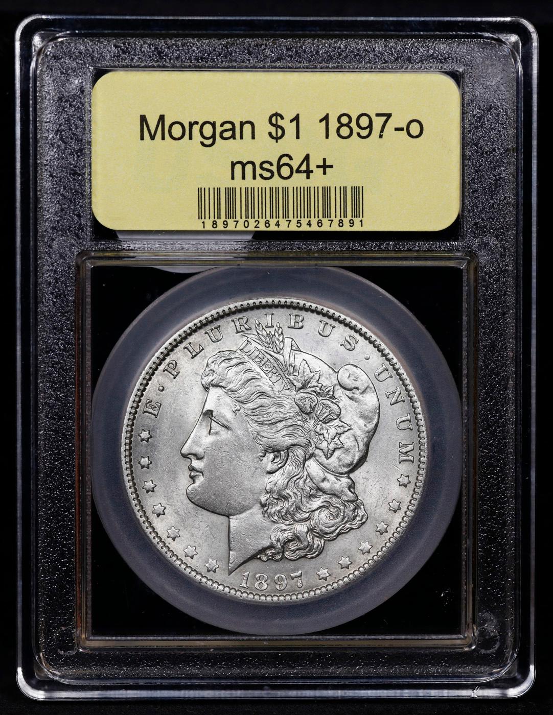***Auction Highlight*** 1897-o Morgan Dollar $1 Graded Choice+ Unc By USCG (fc)