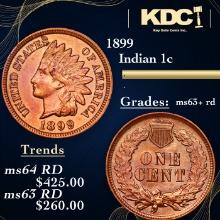 1899 Indian Cent 1c Grades Select+ Unc RD