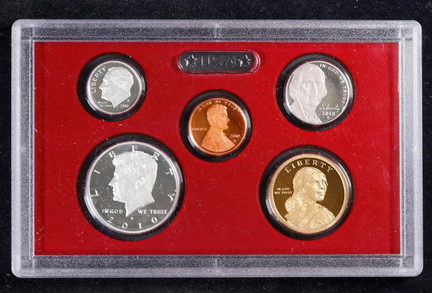 2010 United States Mint Proof Set - 14 Pieces! No Outer Box