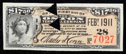 1911 Boston Terminal Company $17.50 Note Grades Select CU
