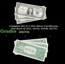Complete $1 Blue Seal Silver Certificate Grades CU!