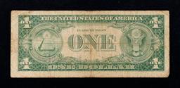 1935G Key To Series $1 Blue Seal Silver Certificate Key To Series Grades vf+ Motto