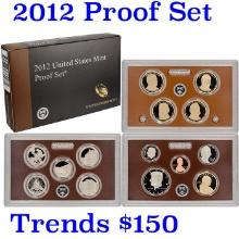 2012 United States Mint Proof Set; 14 pcs