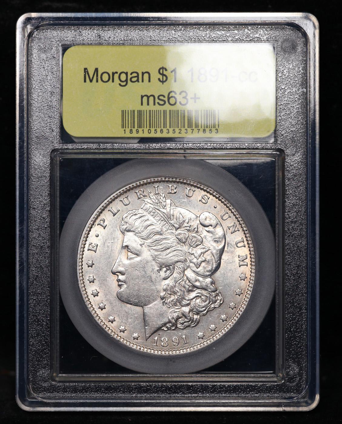 ***Auction Highlight*** 1891-cc Morgan Dollar 1 Graded Select+ Unc By USCG (fc)