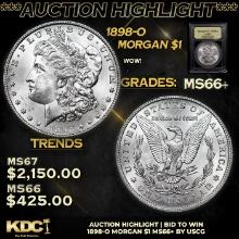 ***Auction Highlight*** 1898-o Morgan Dollar 1 Graded GEM++ Unc By USCG (fc)