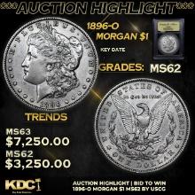 ***Auction Highlight*** 1896-o Morgan Dollar 1 Graded Select Unc By USCG (fc)
