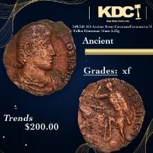 348-350 AD Ancient Rome Constans/Constantius II Fallen Horseman 16mm 2.33g  Ancient Grades xf