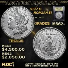 ***Auction Highlight*** 1897-o Morgan Dollar $1 Graded Select Unc By USCG (fc)