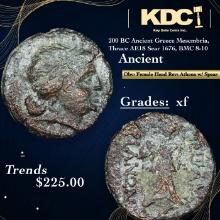 200 BC Ancient Greece Mesembria, Thrace AE18 Ancient Sear 1676, BMC 8-10 Grades xf