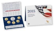 2015 United States Mint Annual Uncirculated Dollar Coin Set - Key Issue 5 Coins