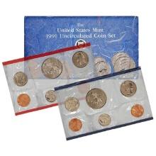 1991 United States Mint Set, 10 Coins Inside! No Outer Envelope