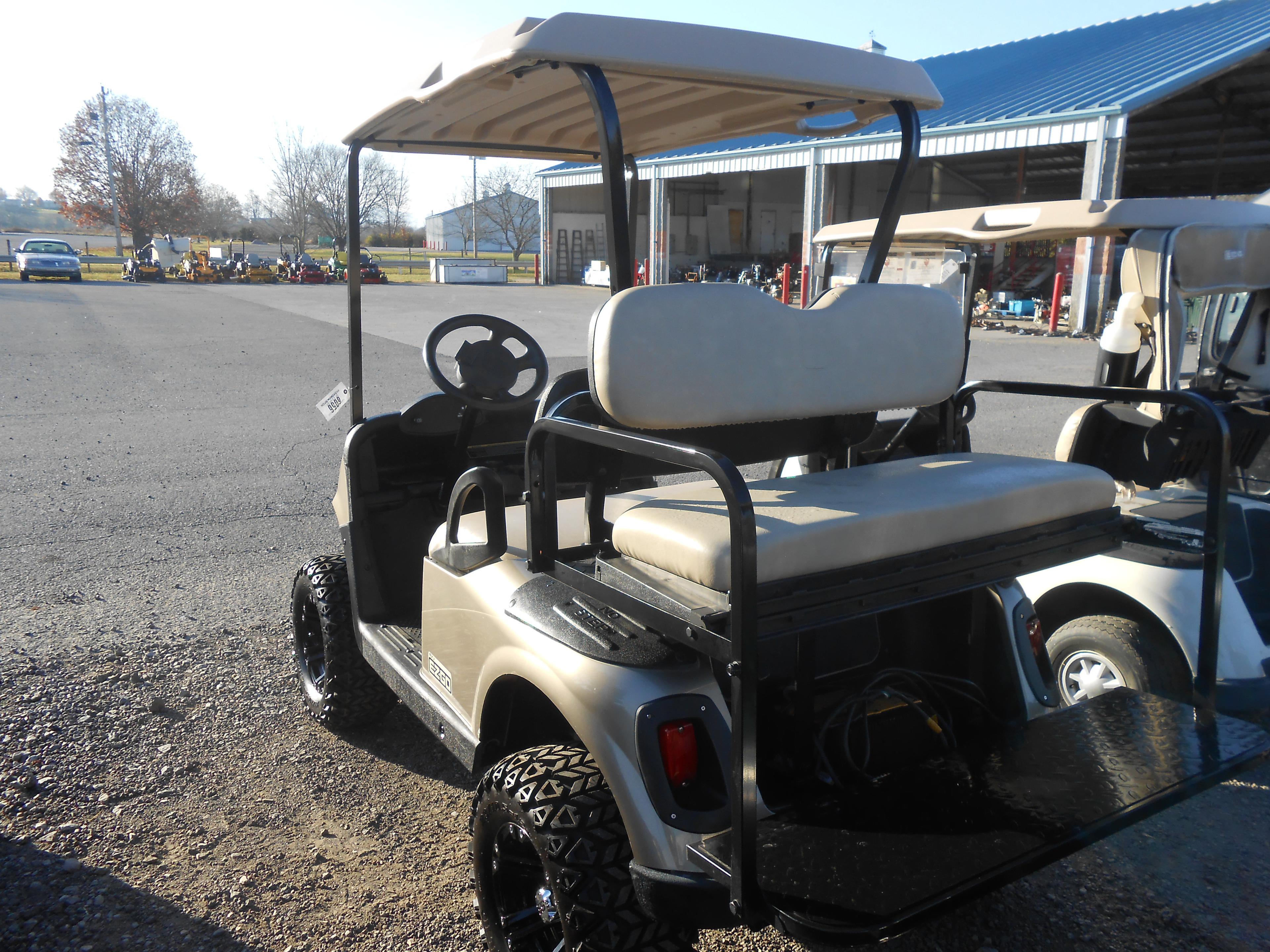 EZ GO GOLF CART LIFTED, BACK SEAT, ELECTRIC W/ CHARGER