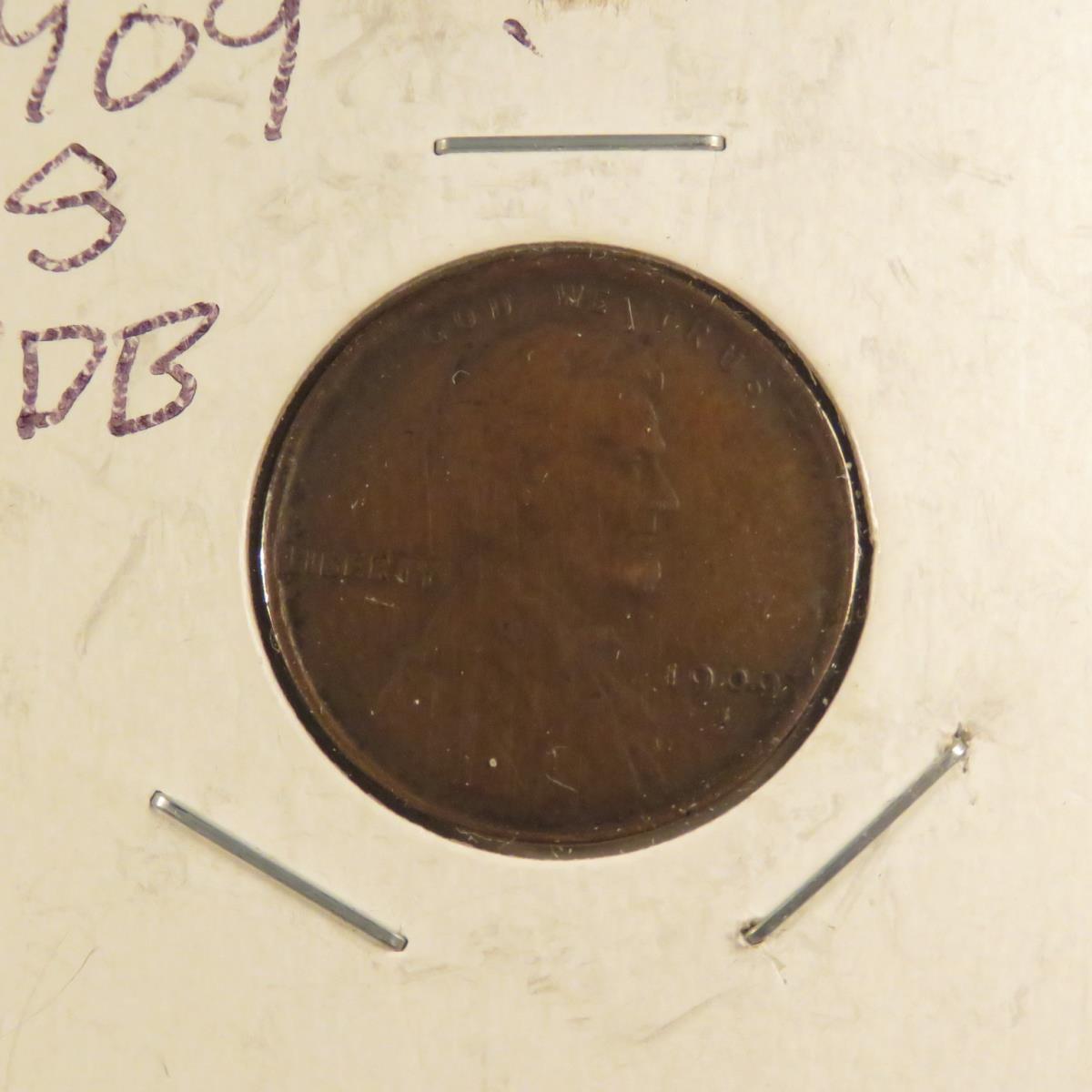 1909 S VDB Lincoln Wheat Cent Key Date