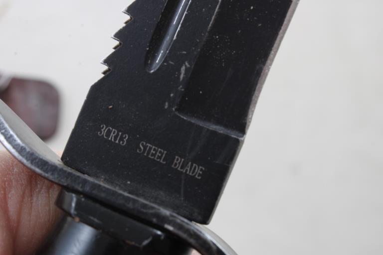 Snake Eye Tactical Knife 3CR13 Steel Blade 9 1/2"