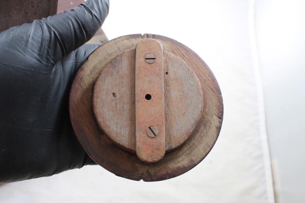 Antique Wood Lottery Ball Drop