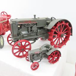 Assorted Red Diecast Tractors & Other Diecast