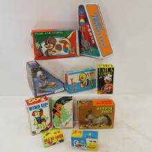 10 Vintage Tin Wind-Up Toys - most made in Japan