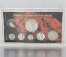 Vintage American Coin set with 1925 Peace Dollar