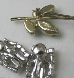 Vintage Signed Weiss Stone & Enamel Jewelry
