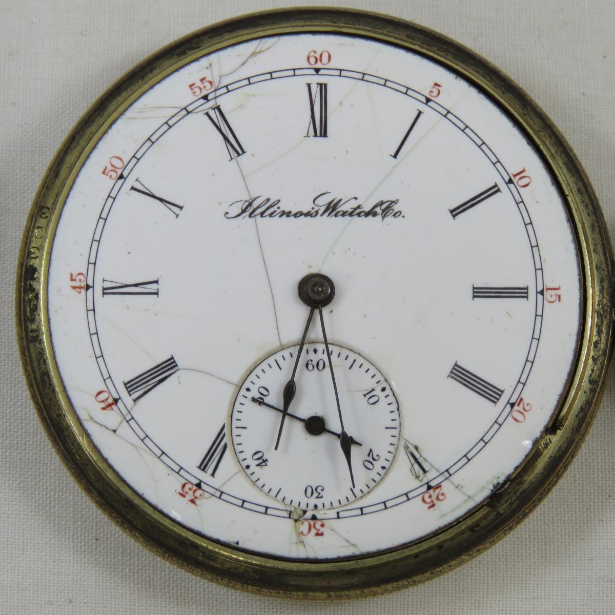 1896 Illinois Watch Co Grade 171 Pocket Watch