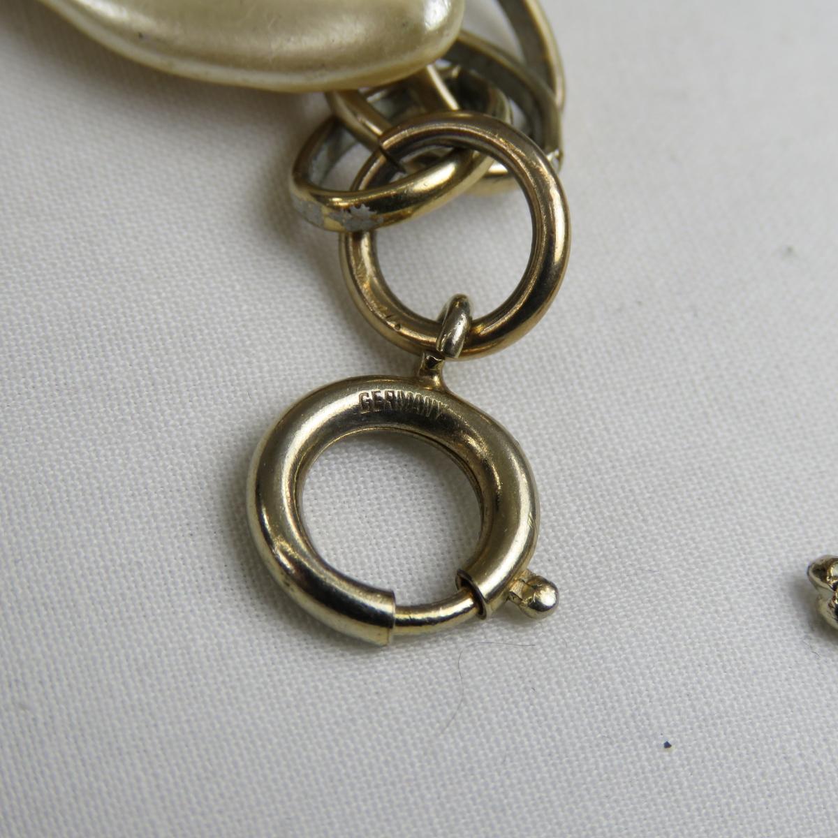 Vintage ART Seashell & 2 Other Charm Bracelets