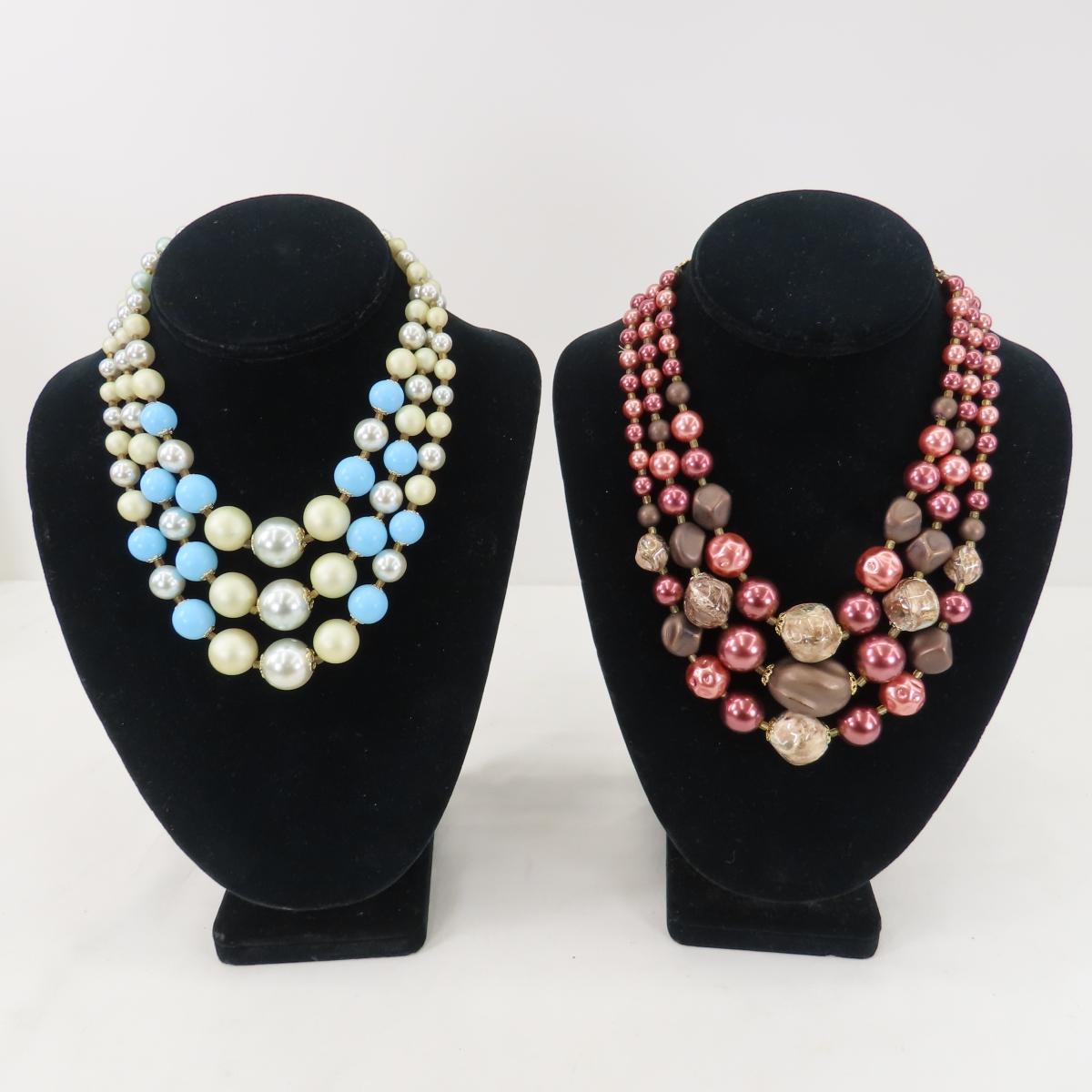 Celluloid Coral Parure & Made in Japan Jewelry