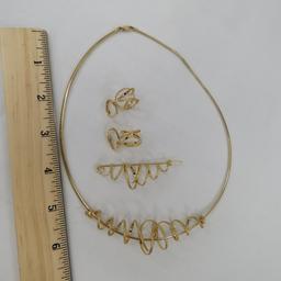 Vermeil Sterling Parure and Other Jewelry