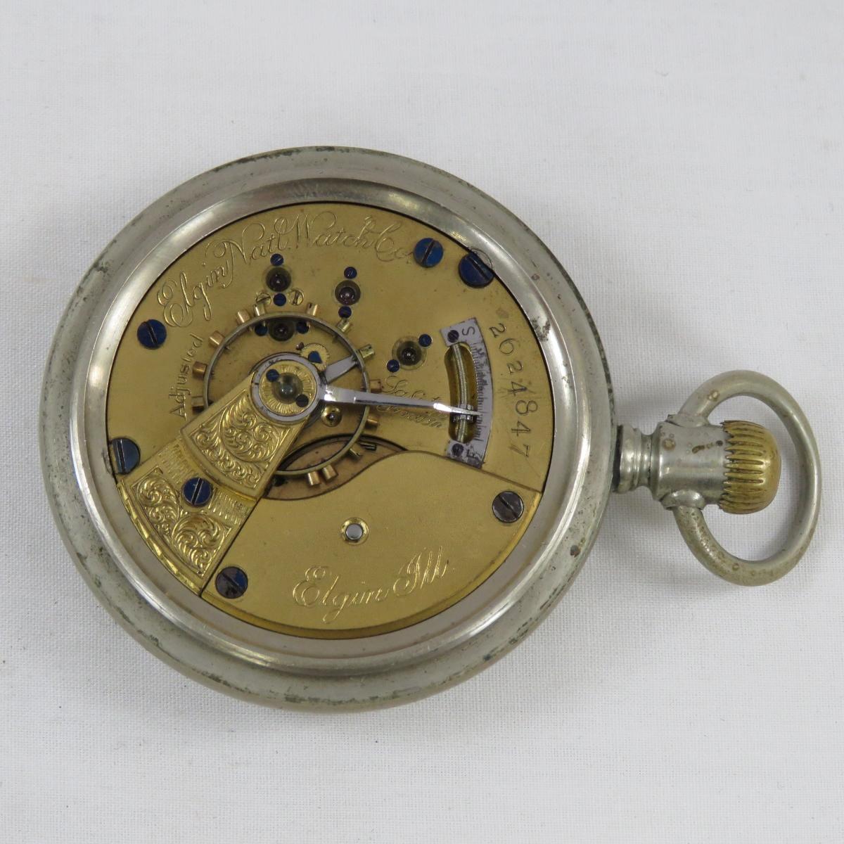 1888 Elgin National HH Taylor Mod 2 Pocket Watch