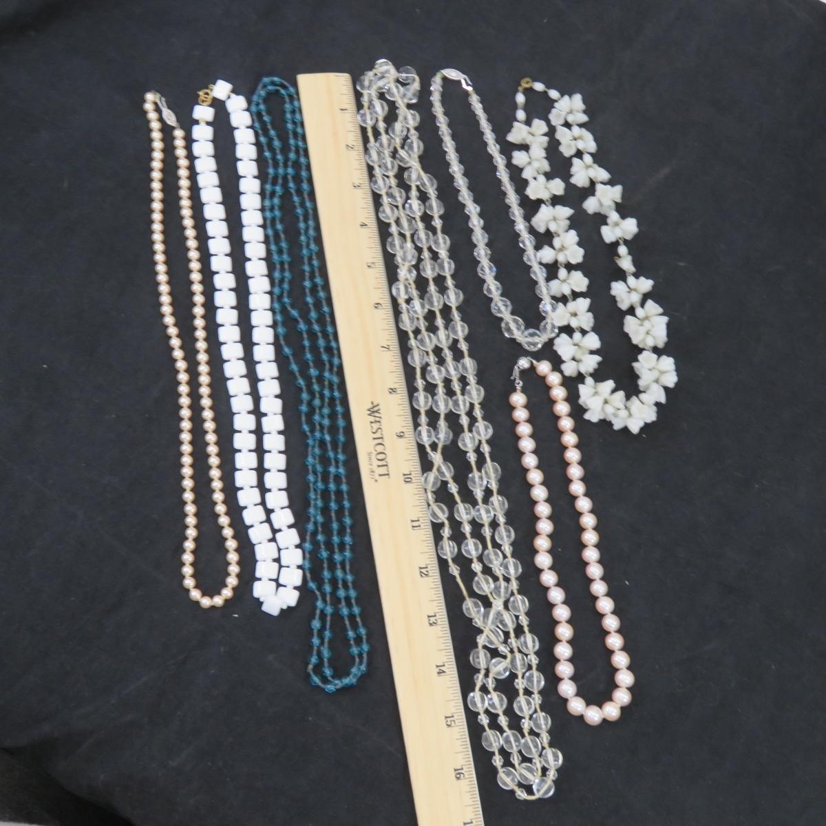 Antique Glass Beads & Vintage Jewelry