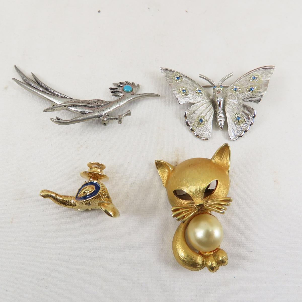 Ciner, BSK, J Ritter & Other Vintage Animal Pins