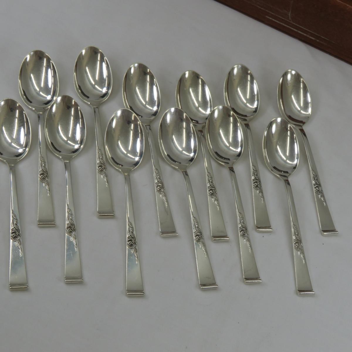 Reed & Barton Sterling Silver Classic Rose 68pcs