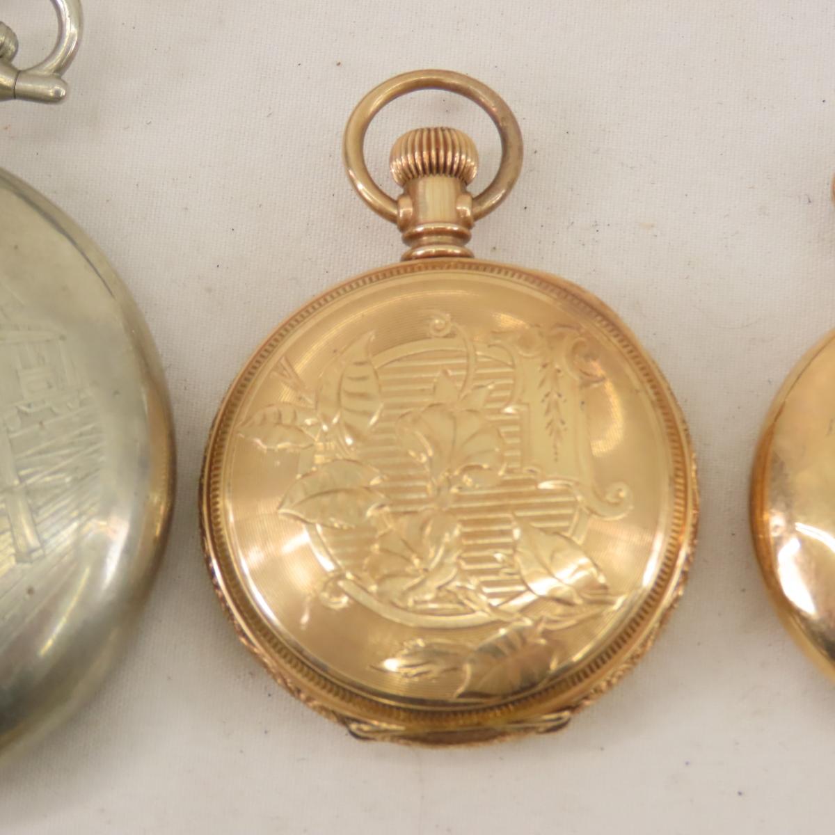 8 Assorted Pocket Watches for Repair