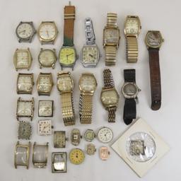 Vintage Men's Watches for Wear & Repair