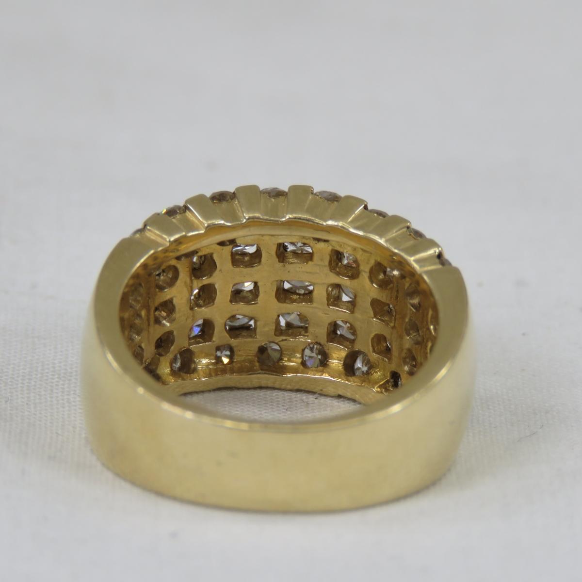 14kt Yellow Gold & Diamond Cocktail Ring