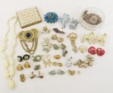 Compact, Filigree, and Other Vintage Jewelry