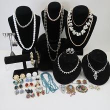 Antique Glass Beads & Vintage Jewelry