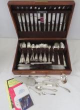Reed & Barton Sterling Silver Classic Rose 68pcs