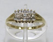 10KP GTR Samuel Aaron Yellow Gold & Diamond Ring