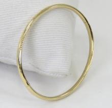 14kt Yellow Gold Etched Bracelet