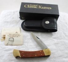 KBAR Folding Lock Blade Knife w/Sheath Unused