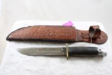Western Fixed Blade Knife with Sheath