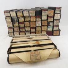 Antique Piano Rolls- some in Boxes