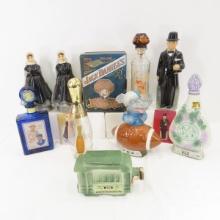 Assorted Jim Beam & Other Decanters