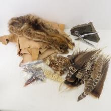 Feathers, buckskins and pelts