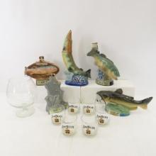 Jim Beam Glassware, Fish Decanters & More